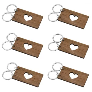 Hundemarke, 10 Stück, Holz-Paar-Schlüsselanhänger, blanko, DIY-Herz-Schlüsselanhänger, individuelles Produkt, Valentinstagsgeschenk für Freundin, Schlüsselanhänger