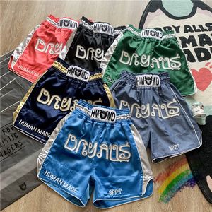 Men's Pants ss Human Made Shorts Men Women 1 1 High Quality Embroidered Boxer Casual Sports Basketball Straight Breeches 230412