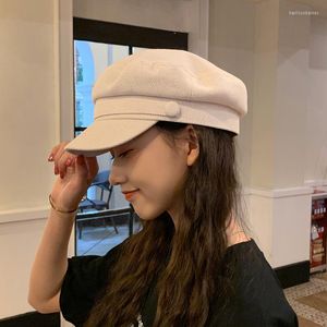 Berets For Women's 2023 Spring Summer Female Cap Navy Hat Fashion Casual Octagonal Retro Hats Kepi Autumn