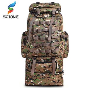 Zaino tattico esterno da 100 litri di grande capacità Alpinismo Campeggio Escursionismo Borsa tattica idrorepellente militare Molle 230412