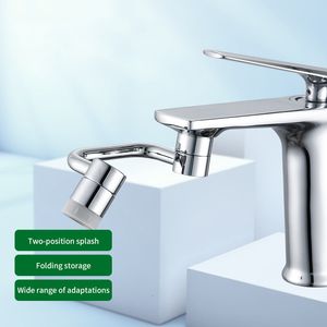 Soffioni per doccia da bagno 1080 ° Rubinetto da cucina girevole universale Rubinetto per spruzzatore Rubinetto Prolunga adattatore Aeratore Uscita acqua a doppia modalità 230411