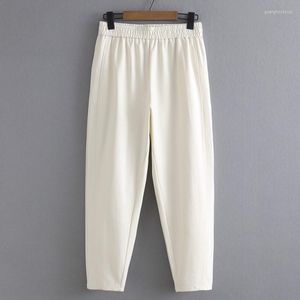 Pants 5XL Plus Size Harem Women 2023 Spring Comfort Elastic Waist Stretch Bottoms Temperament Trousers Oversized Curve Clothes