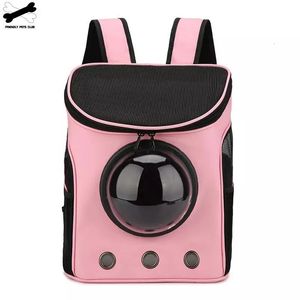 Trasportino per cani Borsa per animali Zaino per gatti Finestra Borsa per astronauta per zaino per gatti Trasportino per Capsule Corp Capsule Dogs Buggy Fashion Pet Trave a forma di 231110