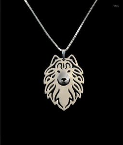 Pendant Necklaces DANGGAO Fashion Est Handmade Samoyed Women Chain Choker Necklace Dog Charm Jewelry Pet Lovers Gift Idea