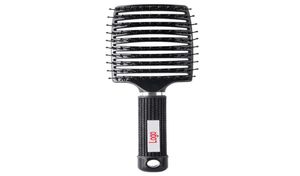 CB007 Customized Logo Women Hair Scalp Massage Comb Wet Curly Detangle Big Curve Hair Brush Comb for Salon Hairdressing Styling To3923576