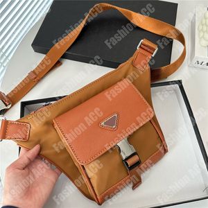 2 cores designers masculinos Bolsa de corpo transversal Moda feminina Bolsas de crossbody Casual Nylon Designer Saco de peito Hasp e bolsas de luxo com zíper