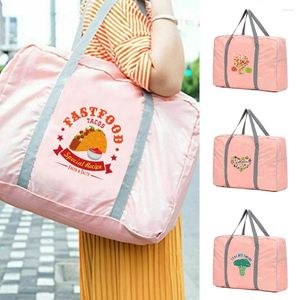 Duffel Bags Women Outdoor Camping Travel Bag Foldable Toiletries Storage Luggage Handbag Men WaterProof Accessories Tote