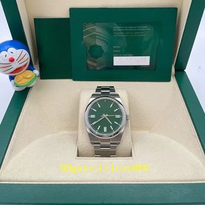 Высококачественный мобитель BP MEN MEN WATE 40 мм 116400GV M124300 Sapphire Black Dial Green Luminescent Mechanical Automatic 3235 Мужчина для часов. Оригинальные коробки.