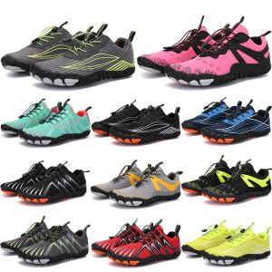 2021 Four Seasons Five Fingers Sports shoes Mountaineering Net Extreme Simple Running, Cycling, Hiking, green pink black Rock Climbing 35-45 nineteen