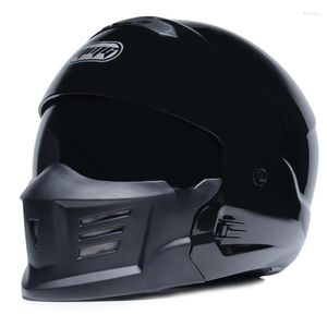 Caschi da moto Casco integrale Casco Scorpion retrò Locomotiva Personalità Combinazione Composite Half DOT