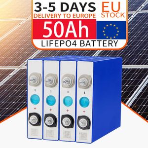 Lifepo4 50Ah Battery 3.2V Grade A Lithium Iron Phosphate Solar Cell DIY 12V 24V 48V Battery Pack for RV Golf Cart Boat Forklift