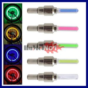 LED Flash Tyre Light Wheel Valve Cap Lights Car Motorcycle Bicycle Wheels Tires Flashlight Auto Air Spokes Lamp Blue Green Red Yellow Multicolour