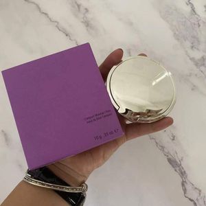 Luxury Fond de Teint Face Compact Face Makeup Powder Face Seting Pressed Powder för kvinnor och män i 2 Shades Petal Shell