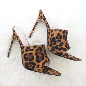 Slippers FeiYiTu 2023 Women's Heels Shoes High Heel Women Pumps Pointed Toe Ladies Female Slides Fashion Lady Woman