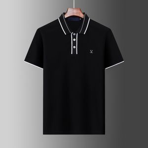 2024 Bahar Lüks İtalya Erkekler T-Shirt Tasarımcı Polo Gömlek Yüksek Sokak Nakışları Küçük At Baskı Giyim Mark Marka Polo Gömlek