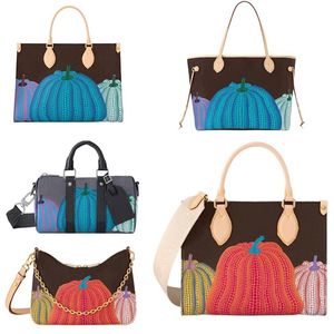 Designer Tote Bag Womens Genuine Leather Handbags Fashion Printing Flower Ladies Casual Shoulder Bags Female Large Messenger Bag