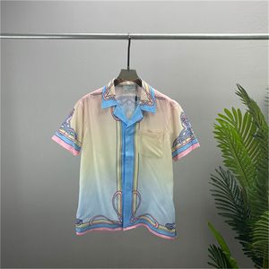 メンデザイナーシャツ夏のショートスリーブカジュアルシャツ