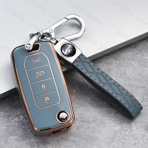 Chave anéis TPU CARRO DE CASE REMOTO DE CARRO PARA JEEP CHEROKEE Renegade Grand para Dodge Ram Charger 1500 Challenger Chrysler 300c Jour Keychain J230413