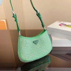 Shoulder Bags Fashion Bags Net Red Diamond Underarm Bag Backpack Crossbody Messenger Shopping Satchels Black Hobo Handbag Luxury Designer Purses Totes Box