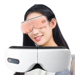 Sleep Masks Electric Eye Massager Foldable Massage with Heat Vibration Pressoterapia Music Tratamento De Relaxamento Personal Healthcare 231113