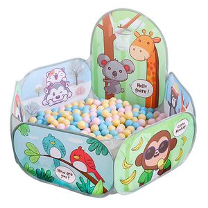 Baby Rail 1.2M Portable Playpen for Children Kids Tent Ball Pit Ocean Balls Pool Cartoon Park Camping Dry Pool Birthday Xmas Gift Dropship 230412