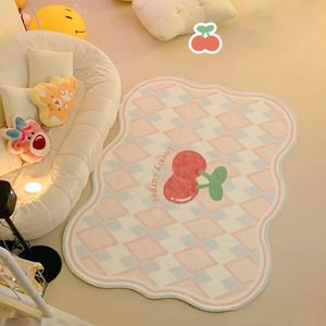 Carpet Carpets Living Room Cartoon Decor Bedside Carpet Home Rugs Fluffy Soft Rug Pink Floor Mat Bedroom Rugs 231113