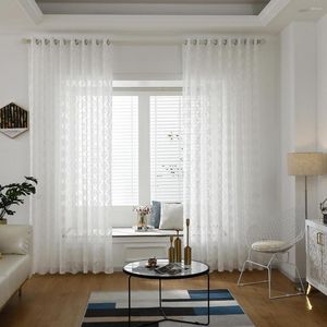 Curtain Window Screening For Living Room Furniture Cover Gauze Tulle Customize Drap Curtains Eyelet Home Decor Treatments D30