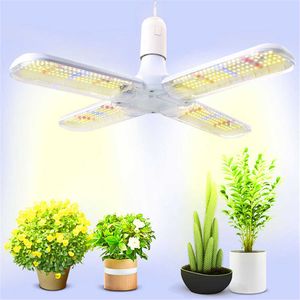 Grow Lights Gy 4 Leaf 40W LED GROW Light Full Spectrum Sunlight Hydroponic Vegetable Flower Plant Timmer Pendant Lights For Greenhouse P230413