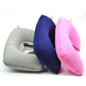 Pillow Comfortable Inflatable Neck Ushape Travel Portable Car Air Flight Head Rest Cushion Office Nap Pillows 231113