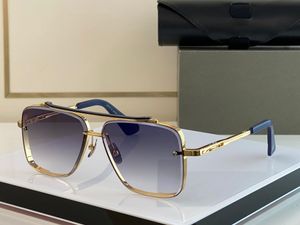 Eine Dita Mach Six TOP Original Designer-Sonnenbrille für Herren, berühmte modische Retro-Luxusmarken-Brille, Modedesign-Damen-Sonnenbrille mit UV380-Box