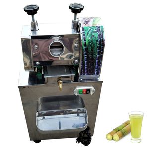 Otomatik Şeker Kent Suyu Makinesi Elektrikli Ticari Squeezer Kamışı Şeker kamışı Kırıcı 220v 750W