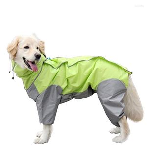 Abbigliamento per cani Impermeabile Tute impermeabili Dot Mantella antipioggia per cani di taglia media Giacca con cappuccio Poncho Cappotto per animali Tuta Abbigliamento da esterno