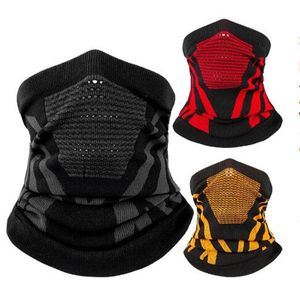 Rosto térmico bandana máscara capa pescoço mais quente gaiter bicicleta ciclismo tubo de esqui cachecol caminhadas máscaras respiráveis impressão mulheres homens inverno gc2467