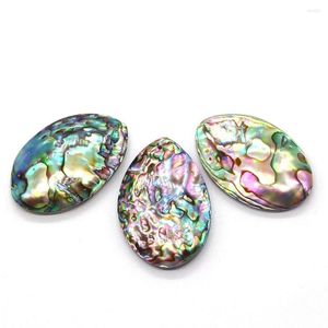 Pendant Necklaces Single-sided Abalone Shell Pendants Fashion Jewelry DIY Making Necklace Accessory Natural Mother-of-pearl