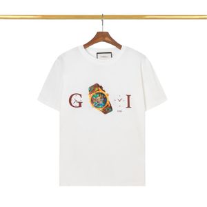 Herren- und Damen-Designer-T-Shirt, Stickerei, modisches Herren-T-Shirt, hochwertiges Baumwoll-Sprühdruck-T-Shirt, kurzärmeliges Luxus-Hip-Hop-Streetwear-T-Shirt M-3XL