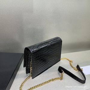 Genuine Leather Designer Woman Bag with Tassel Alligator Purse Handbag Tote Wallet Clutch Fashion Famous