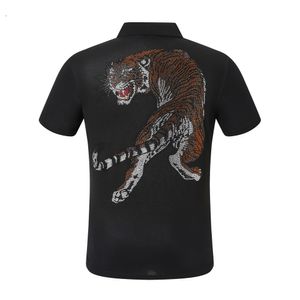 pleinxplein pp Men's T-Shirts Original design Summer shirt plein T-shirt pp cotton rhinestone skulls pattern shirt short sleeve p88588