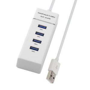 Freeshipping Portable USB 30 4 Port HUB USB Hubs Splitter Adapter for PC Mac Laptop Notebook Desktop Oruxv