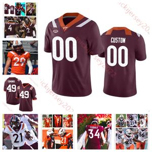 Benji Gosnell Virginia Tech Hokies Football jersey TyJuan Garbutt Johnny Garrett Dimitri Georgiadis Gunner Givens Stephen Gosnell Stitched Virginia Tech jerseys