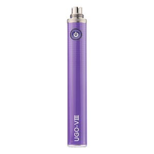 UGO VAPE BATTERI EVOD 510 Trådbatterier 1600 mAh UGO VIII VAPES PEN kommer med 510 USB-laddningstråd E-cigs