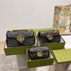 Crossbody Bag Tasarımcılar Çanta Kadın Omuz Çantası Marmont Çanta El Çantası Messenger Totes Moda Metalik Çantalar Klasik Debriyaj Güzel 001