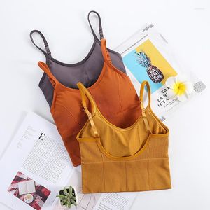 Reggiseni Donna Reggiseno senza cuciture Tipo U Senza schienale Palestra Corsa Push Up Bralette Reggiseno imbottito Fitness Sport