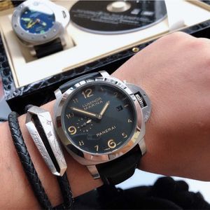 Luxury Mens Automatic Mechanical Designer Watch Sapphire Mirror Swiss Movement Size 44mm Imported Cowhide Strap Sport Wristwatches 0M0R