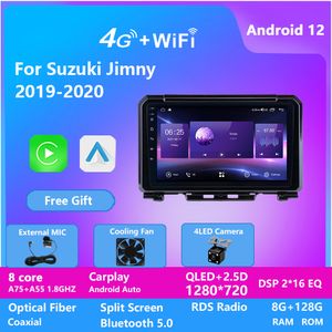 Автомобильное видео DVD-плеер Android 10-дюймовый радио для Suzuki Jimny 2018-2020 с Wi-Fi DSP AV Out GPS Navigation 8G 128G