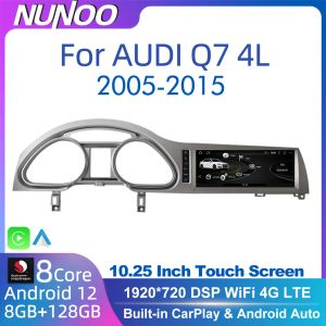 car dvd Android 12 8+128GB CarPlay For Audi Q7 4L 2005-2015 MMI 2G 3G GPS Car Multimedia Player Navigation Auto Radio Stereo DSP WIFI