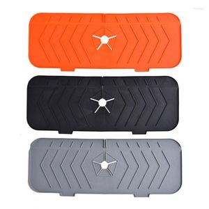 Table Mats 1 Pc Orange/black/gray Faucet Mat For Splash Water Catcher Drying Pads Replace Sink Draining Pad Kitchen Tools