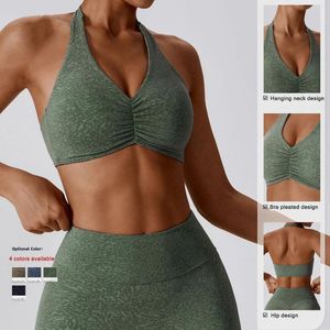 Aktiva uppsättningar 2 datorer tryckt Yoga Set Women Fitness Sportwear BRA Träning Hög midja Leggings Gymkläder Snabbtorkad körning Träningsdräkt