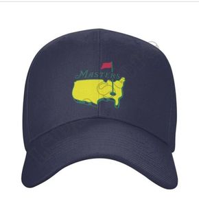Yuvarlak Kapaklar Geliş Ustaları Golf Turnuvası Logosu Açık Eğlence Beyzbol Unisex Için Ayarlanabilir Hip Hop Şapka