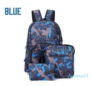 2022 Best out door outdoor bags camouflage travel backpack computer bag Oxford Brake chain middle school student 22 many colors XSD1004