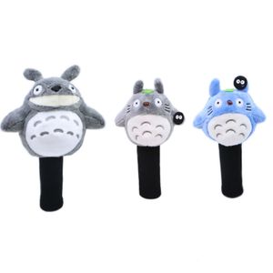 Andra golfprodukter 2/3st Plush Animal Golf Driver Head Cover Golf Club 460cc Wood Cover Dr FW Cute Gift Doverty 231113